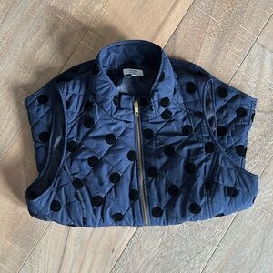 Crown and Ivy polkadot vest